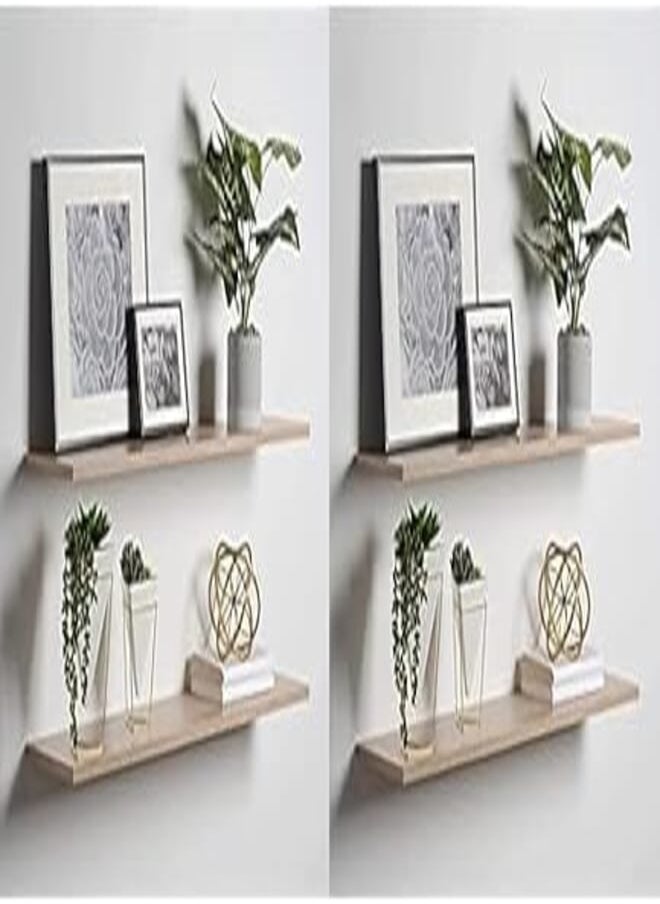 Home Gallery Home gallery floating shelf beige 120x20 H00363 + Home gallery floating shelf,beige,80x20 cm,H00361 