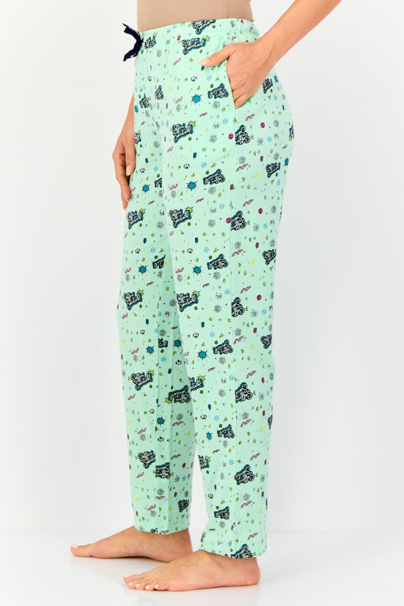 zivame Looney Tunes x Zivame Women Allover Print Drawstring Pyjama Pants, Multicolor - Image 3