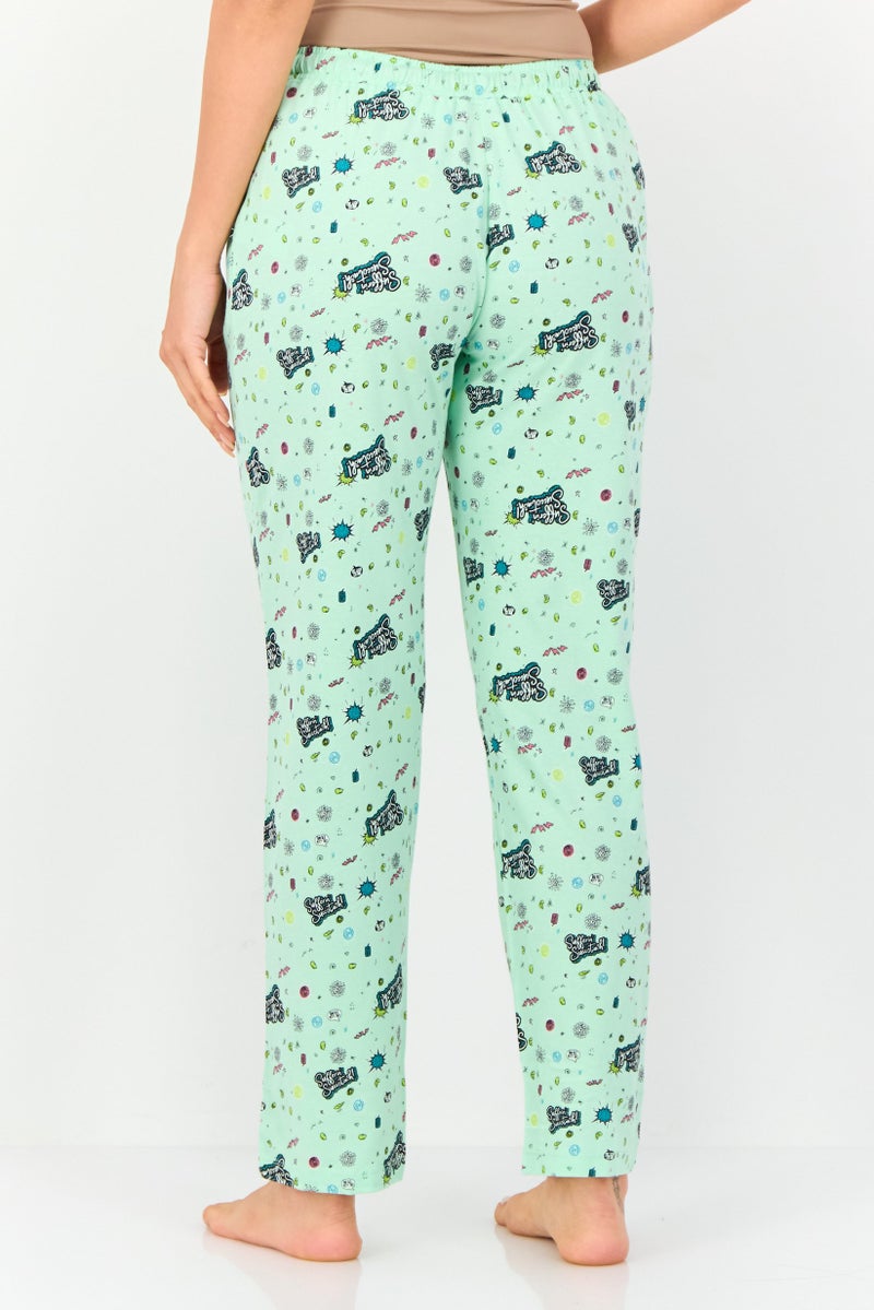 zivame Looney Tunes x Zivame Women Allover Print Drawstring Pyjama Pants, Multicolor - Image 2