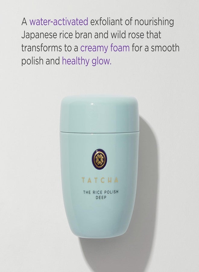 Tatcha The Rice Polish Deep: Daily Non-Abrasive Exfoliator with Papaya Extract for Oily and Acne-Prone Skin, 60 grams | 2.1 oz - Image 2