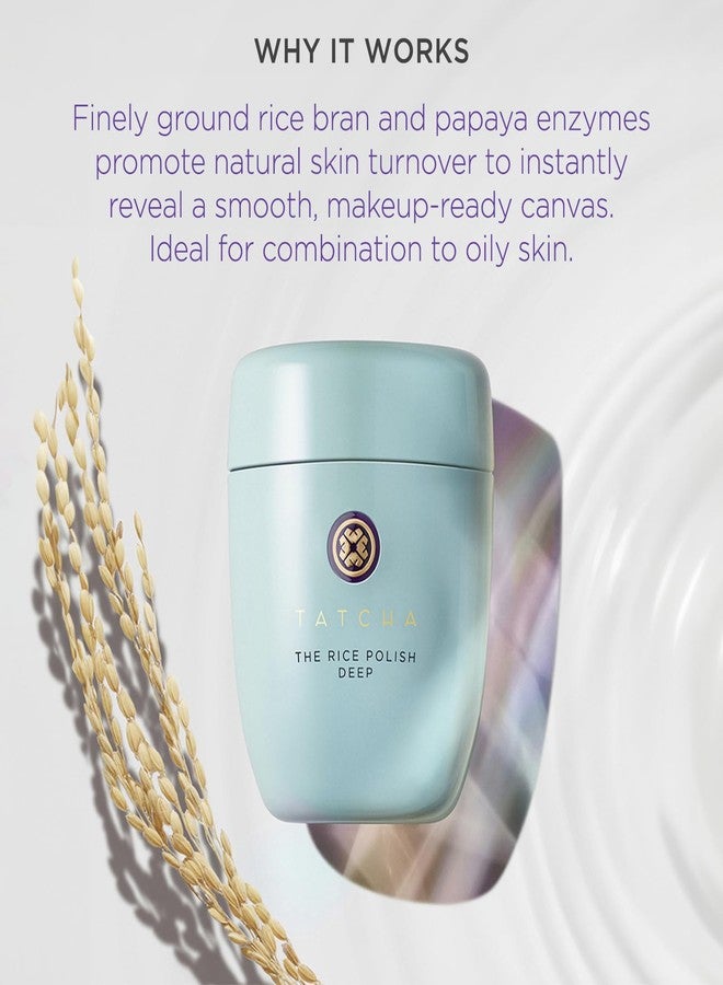 Tatcha The Rice Polish Deep: Daily Non-Abrasive Exfoliator with Papaya Extract for Oily and Acne-Prone Skin, 60 grams | 2.1 oz - Image 3