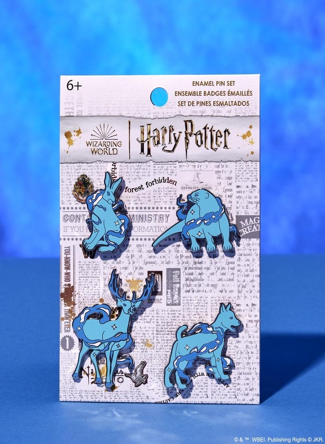 Loungefly WB Harry Potter Patronus Collection 4-Pack Pin Set, Amazon Exclusive - Image 3