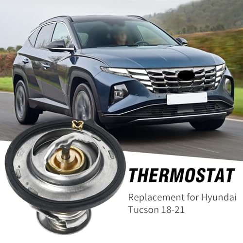 UOIENRT 25500-2GA0 255002GGA0 Thermostat Replacement for Hyundai Tucson 2018-2021 Santa Fe 2017-2020 Sonata 2015-2019 Kia Sportage 2017-2022 Optima 2016-2020 Sorento 2016-2020 - Image 2
