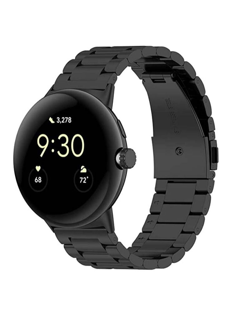 أحزمة بديلة متوافقة مع ساعة Google Pixel Watch باللون الأسود - Image 1