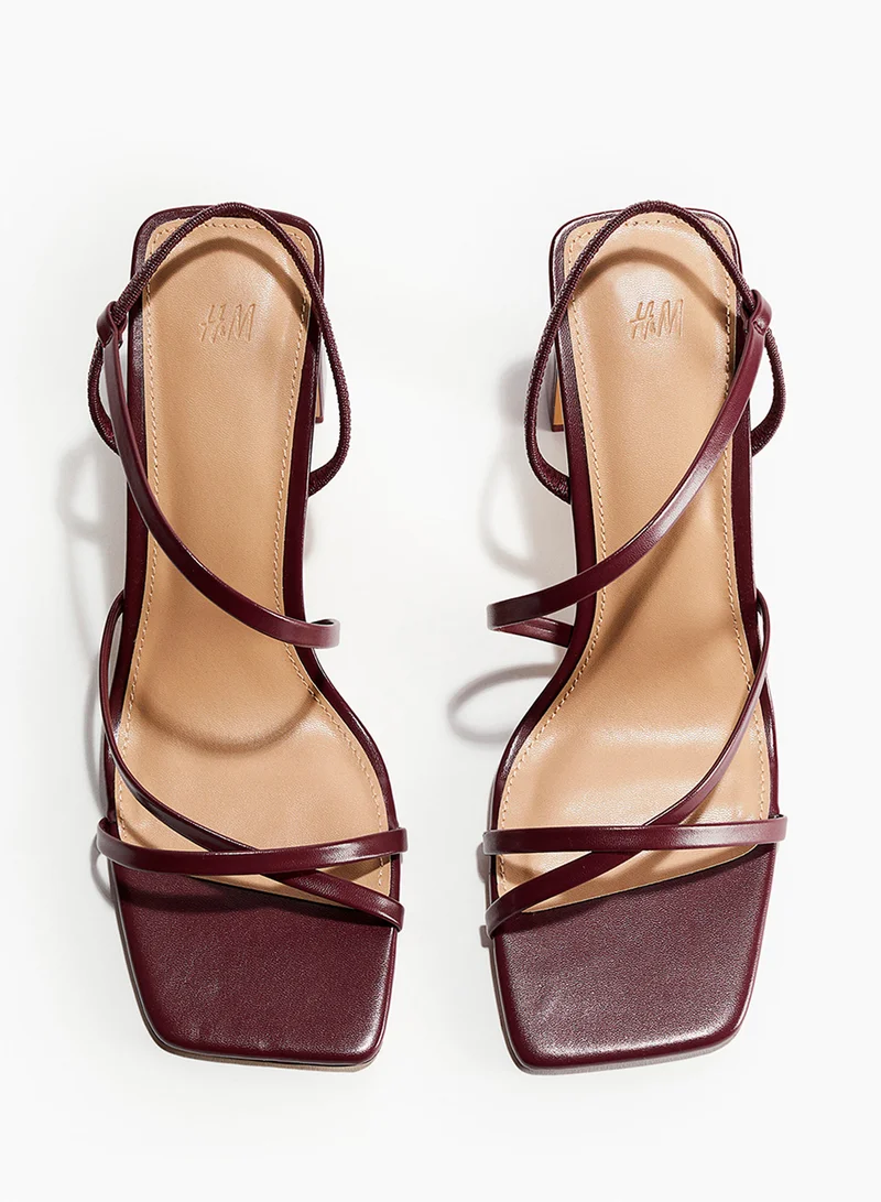 H&M Block-Heeled Sandals