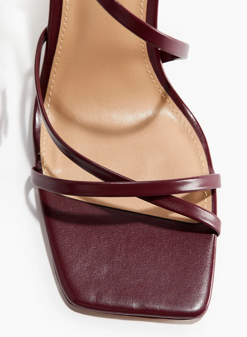H&M Block-Heeled Sandals