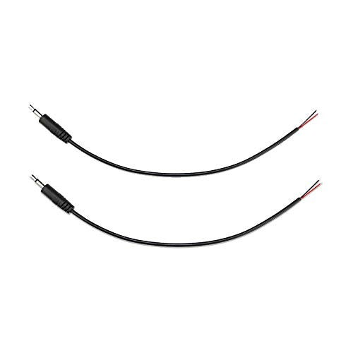 Accessonico Replacement 3.5mm Male Plug to Bare Wire Open End TS 2 Pole Mono 1/8" Jack Connector Repair Audio Cable (2 Pack 12in) - Image 4