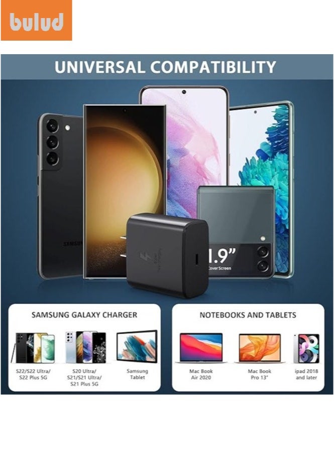 bulud 45W Mater Elite-Super Fast USB-C Charger with Type-C to C Cable | PD3.0 & PPS | Compatible with Samsung, iPhone, Xiaomi, Google Pixel & All USB-C Devices - Image 5