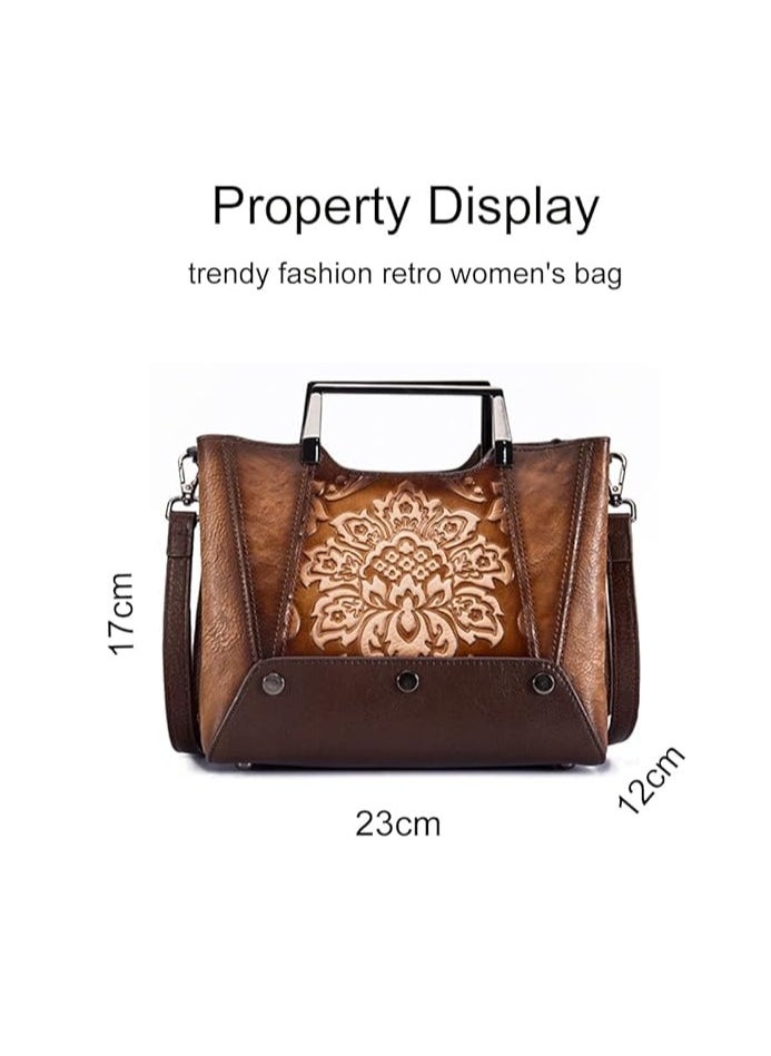 Generic - Genuine Leather Handbags and Purse for Women - Image 1