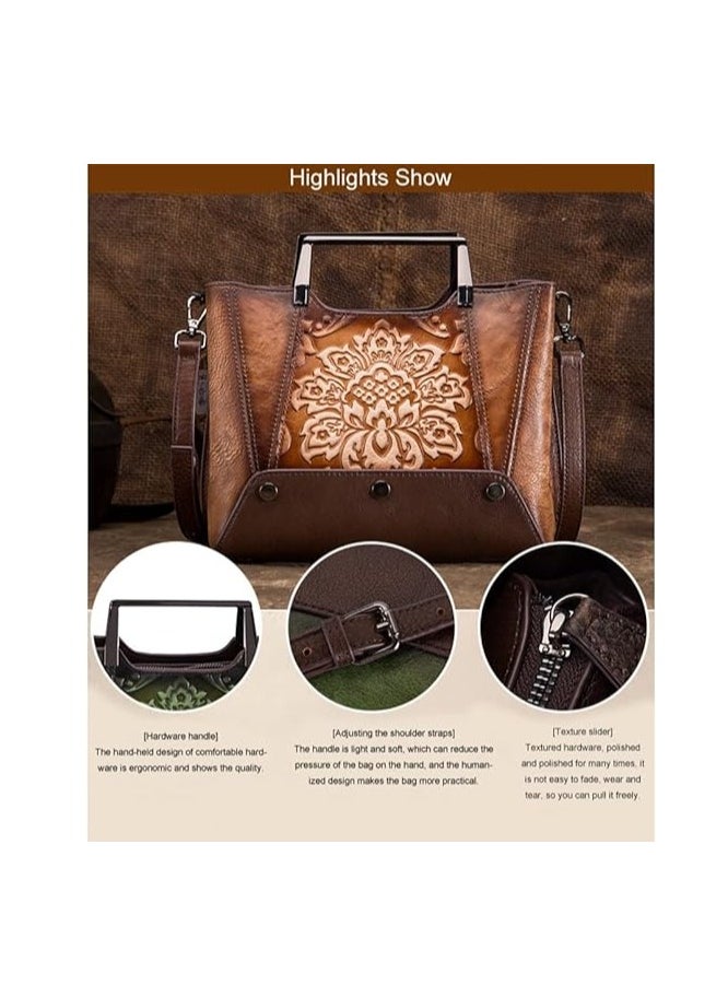 Generic - Genuine Leather Handbags and Purse for Women - Image 1