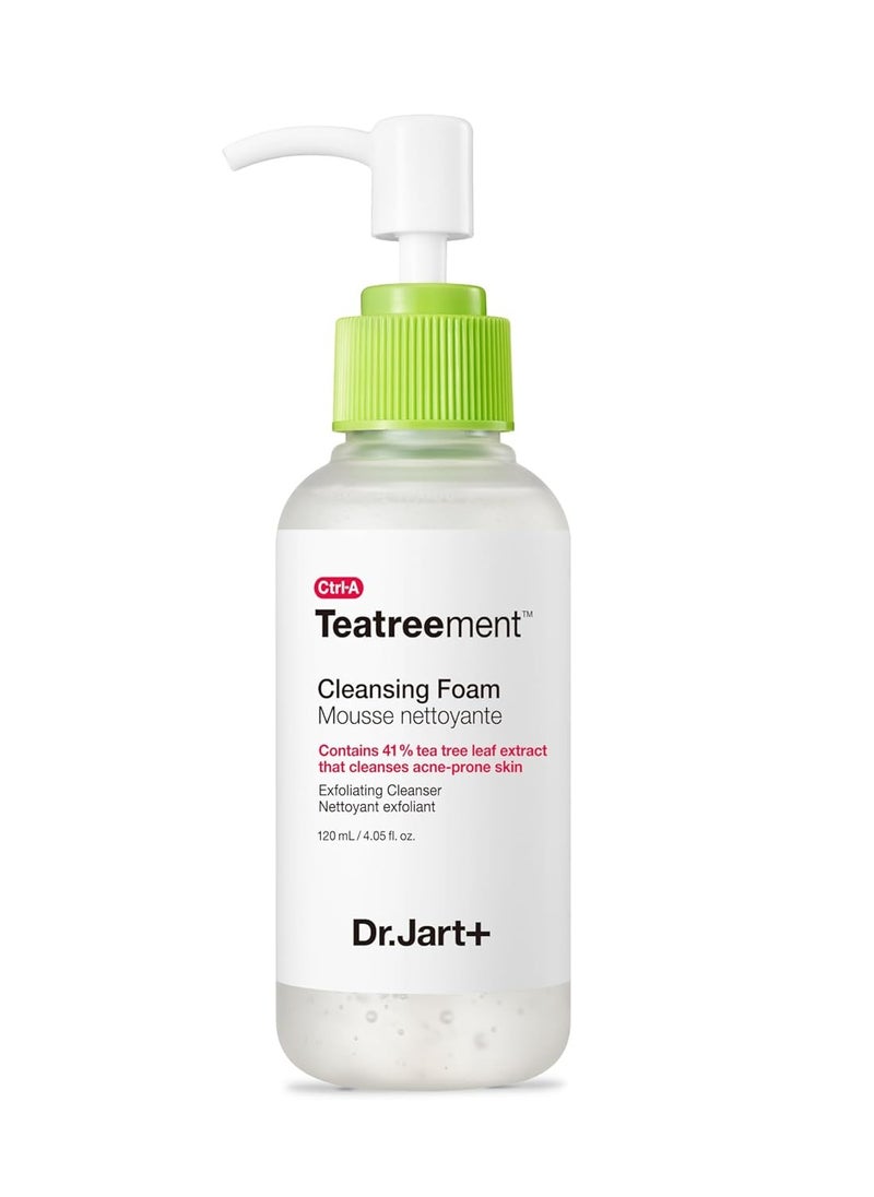 Dr.Jart+ - Dr.Jart+ Teatreement Cleansing Foam Face Wash for Oily Skin | Korean Skin Care, 4.05 Fl Oz - Image 1