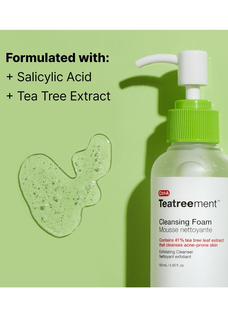 Dr.Jart+ - Dr.Jart+ Teatreement Cleansing Foam Face Wash for Oily Skin | Korean Skin Care, 4.05 Fl Oz - Image 1