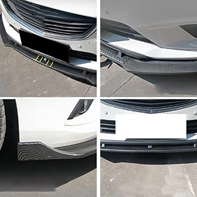 Brilluxa Front Bumper Lip, Chin Splitter Air Deflector, Carbon Fiber Style Spoiler Compatible with Mazda6 Atenza 20142018, Front Body Protector Kit - Image 5