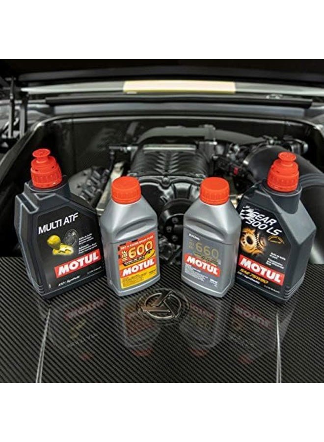 MOTUL (2 Pack) 100949 8068HL RBF 600 Factory Line Dot-4 100 Percent Synthetic Racing Brake Fluid - 500 ml - Image 3