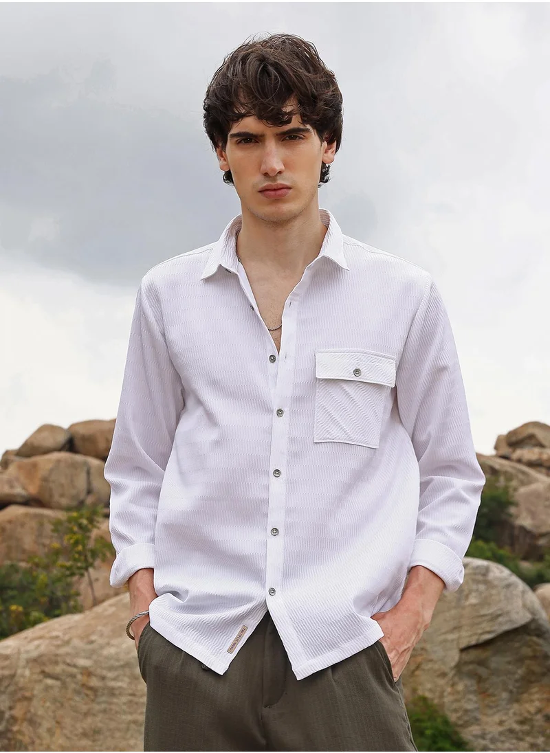 كامبوس سوترا Utility Textured Shirt