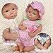 OtardDolls 18 Inch Silicone Baby Doll Realistic Newborn Doll Soft Full Body Silicone Reborn Baby Girl Dolls Handmade Real Looking Doll Pack Set - Image 4