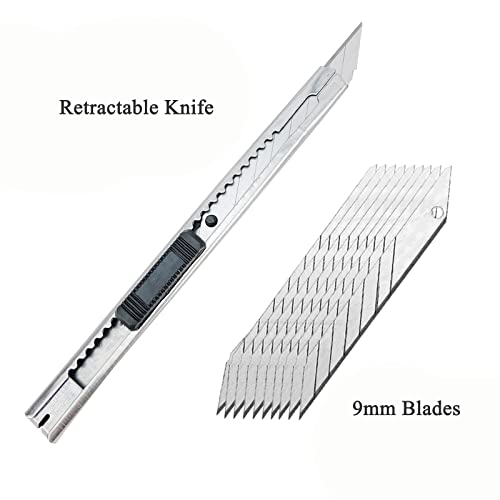 CARTINTS Car Wrapping Vinyl Kit Window Tint Film Application Tools with Edge Trimming Squeegee, 9mm Knife, Felt Squeegee - Image 5