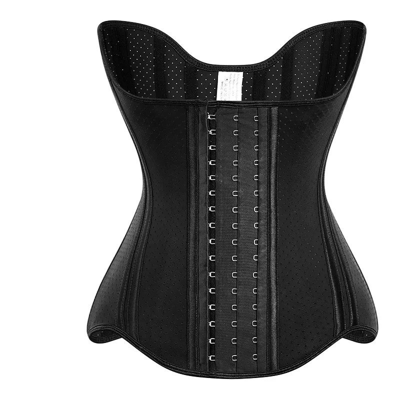 Bluejw Women's Latex Waist Trainer Plus Size Body Shaper Corset Waist Trimmer Girdle Hook Cincher Slimming Belt for Weight Loss Gym - Image 1