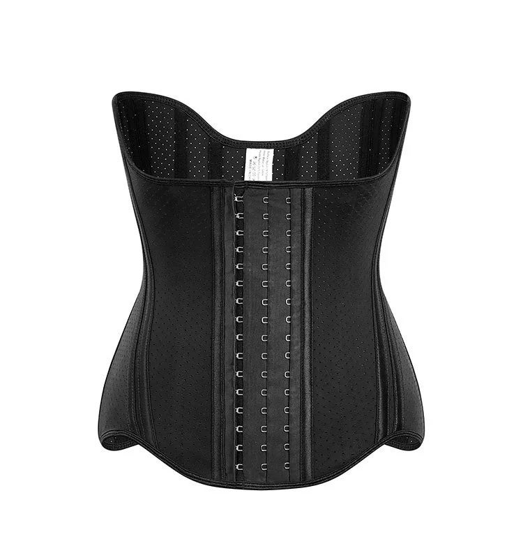 Bluejw Women's Latex Waist Trainer Plus Size Body Shaper Corset Waist Trimmer Girdle Hook Cincher Slimming Belt for Weight Loss Gym - Image 3