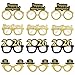 obmwang 24 Pieces Happy New Year Eyeglasses Fancy Party Glasses for 2026 New Years Eve Party Favors - Image 3