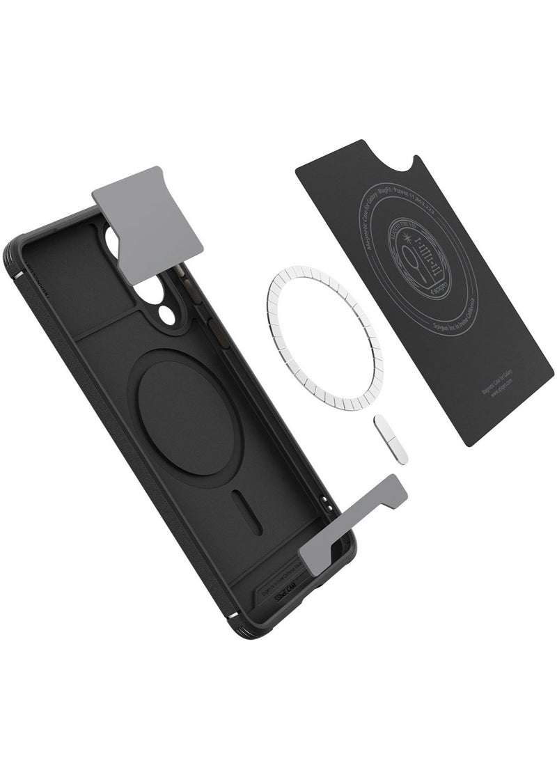 Spigen Core Armor MagFit Samsung Galaxy S25 EDGE Case Cover with Magsafe (2025) - Matte Black  - Image 4