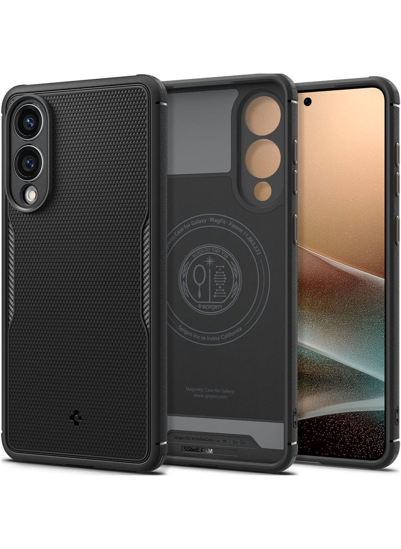 Spigen Core Armor MagFit Samsung Galaxy S25 EDGE Case Cover with Magsafe (2025) - Matte Black  - Image 1