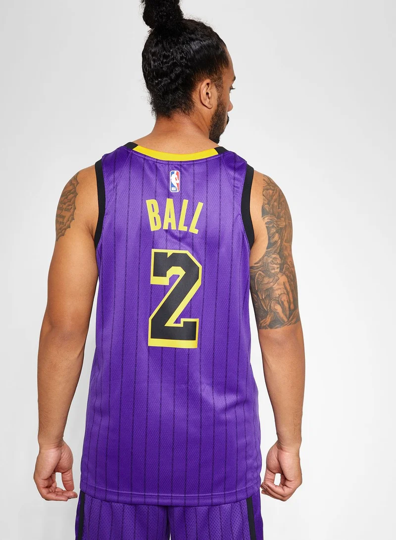Nike LA Lakers Lonzo Ball Swingman Jersey