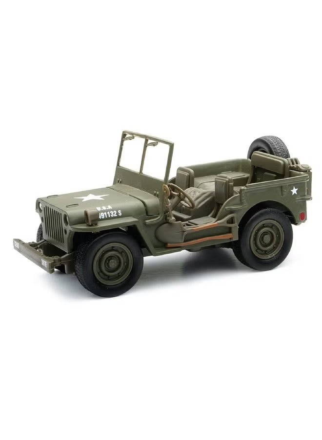 NewRay Jeep Willys U.S.A. Army Green 1/32 Diecast Model Car by New Ray - Image 1
