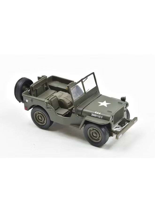 NewRay Jeep Willys U.S.A. Army Green 1/32 Diecast Model Car by New Ray - Image 4