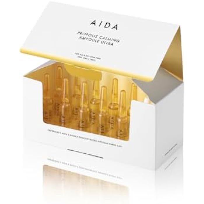 AIDA Propolis 85 Calming Complex Ampoule (Liquid/Quick Calming/Soothing/Propolis extracts 85%) - Image 1