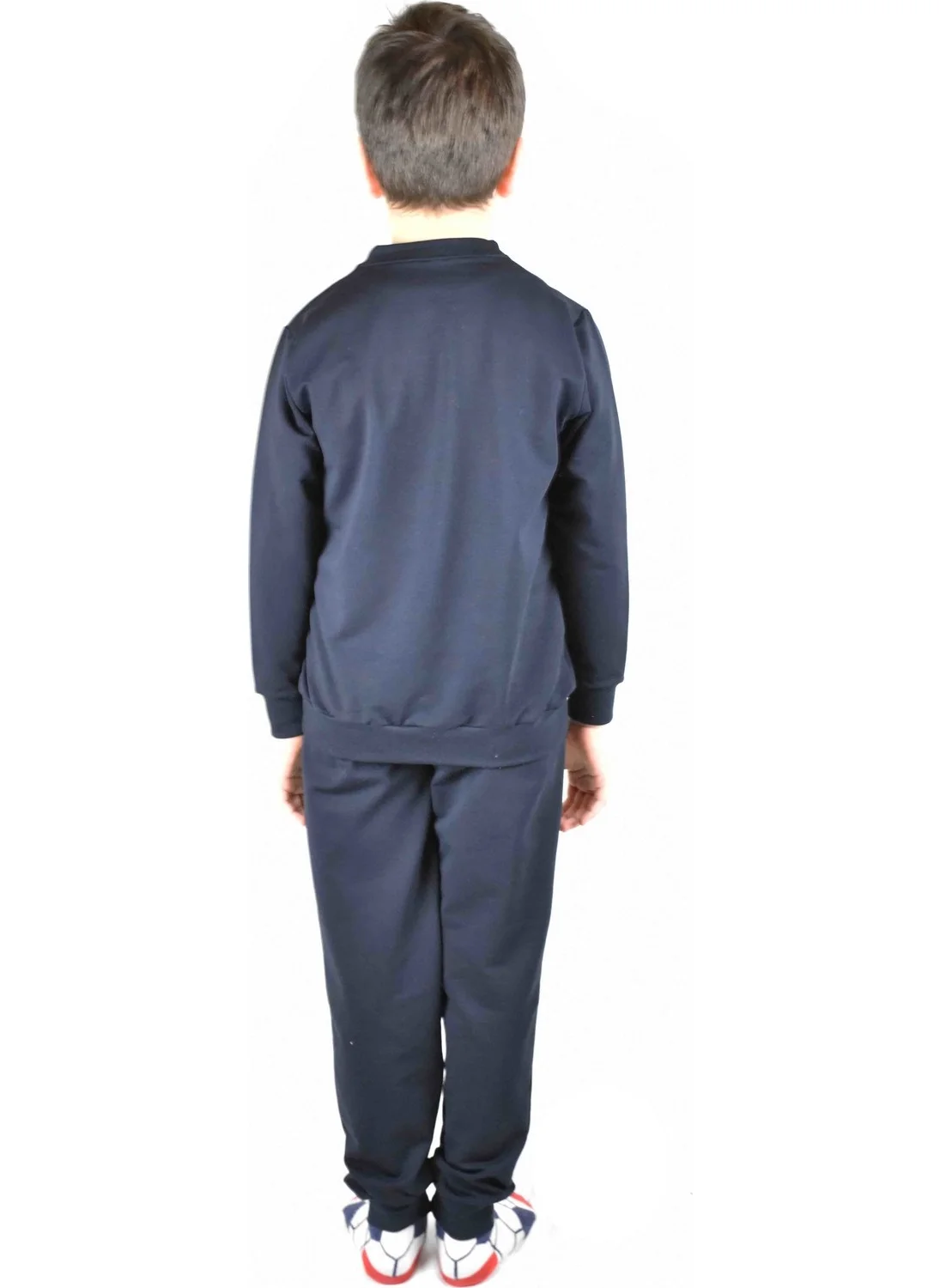 Bluence Men's Waiter Printed Black Cotton Tracksuit Set