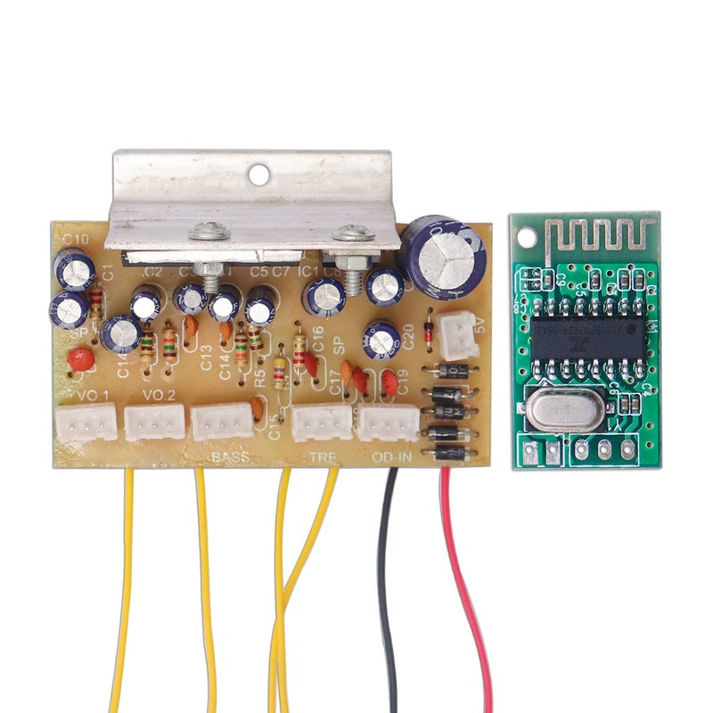 Electronicspices Electronic Spices Combo of 6283 Double IC Stereo Board Bass Boost Treble Support with Bluetooth Stereo Audio Receiver Wireless HiFi Transmitter Version 2.0 USB Mp3 - Image 5