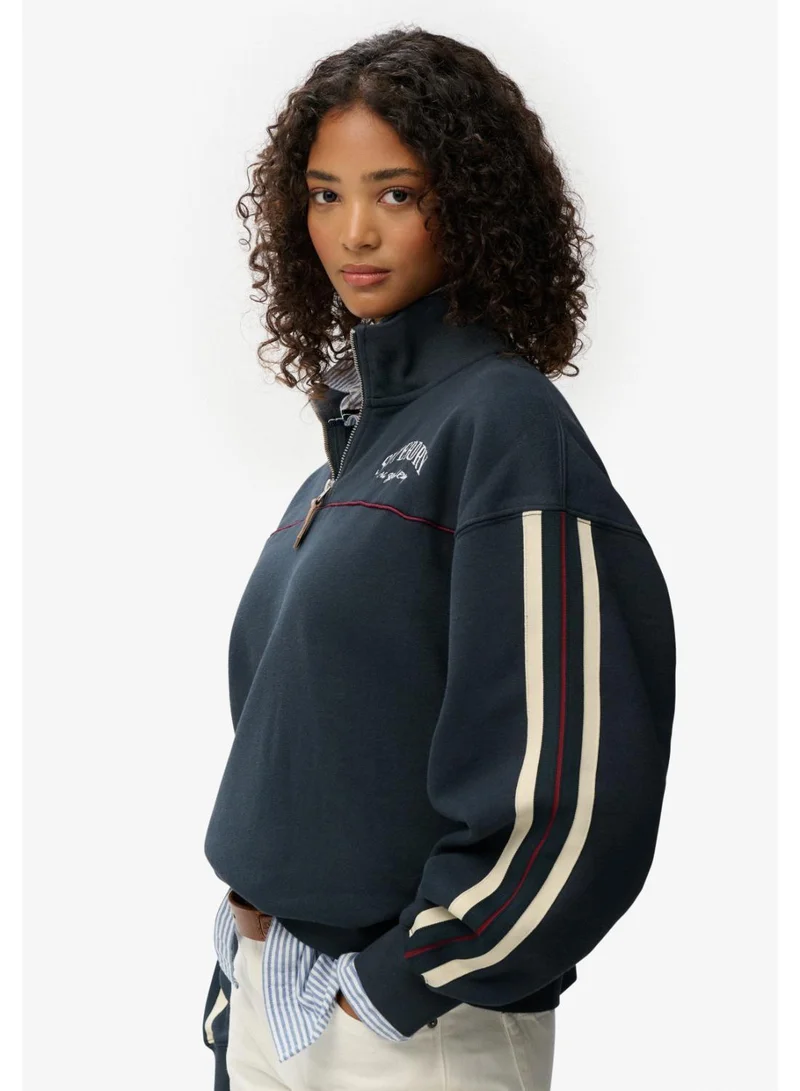 Superdry Country Club Tape Henley Jumper