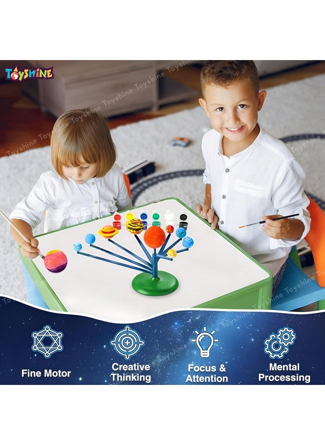 Toyshine Toyshine My Working Solar System Assemble Paint and Learn DIY Planetarium Model Activity Kit STEM Educational Learning Creative Fun Cum Indoor Game for Boys and Girls 8+  - Image 2