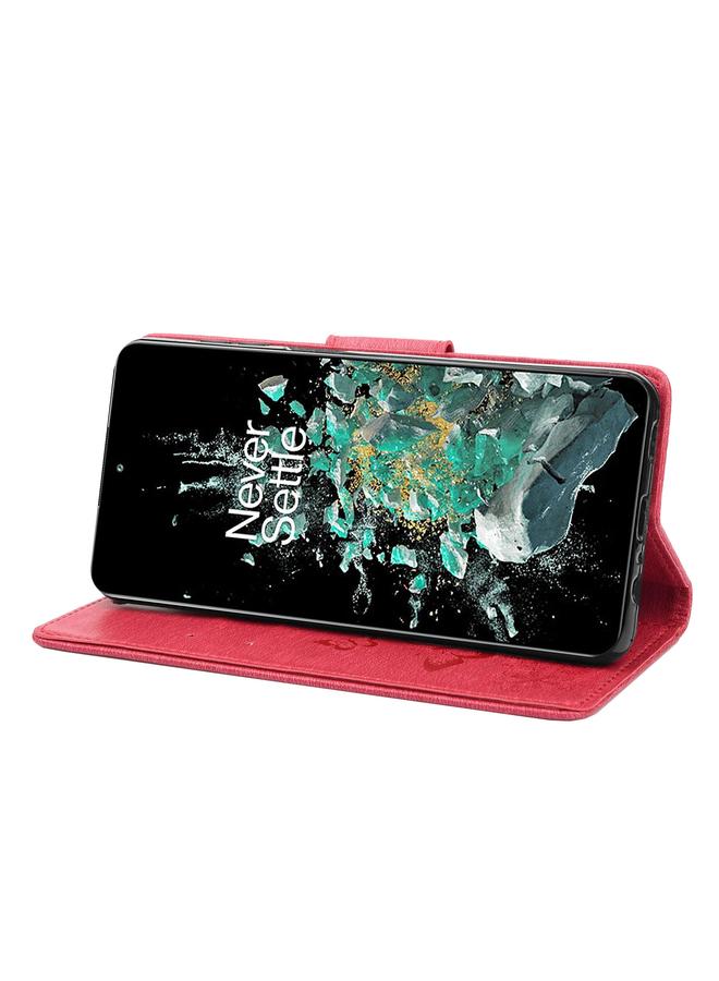 S-TOP Case For OnePlus 10T Butterfly Embossed Horizontal Flip Leather Phone Case - Image 5