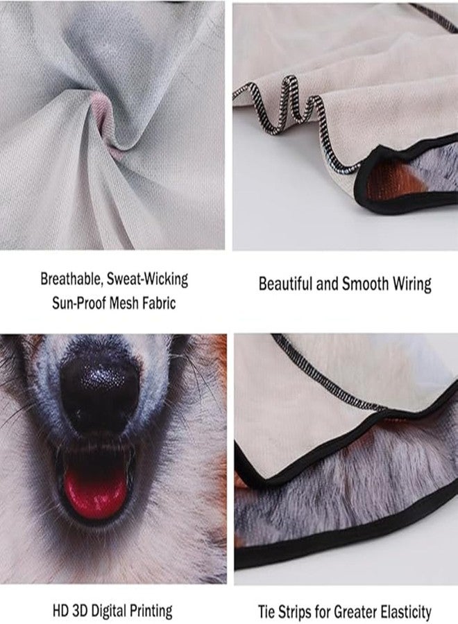 WYSUMMER 3D Animal Balaclava Face Mask Cat Full Face Mask with Ears for Music Festivals Raves Ski Halloween Party Outdoor Activities (anlmal 17L) - Image 3