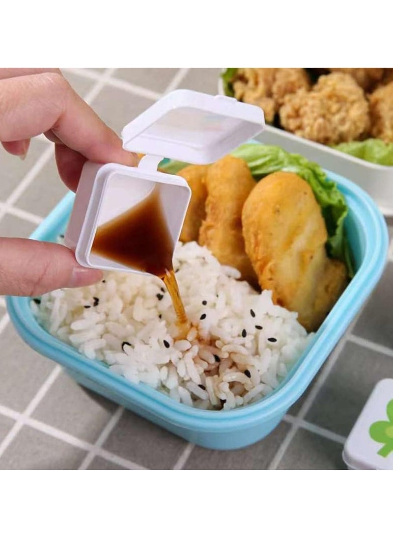 Oasisgalore - 8 Pack Sauce Bottle white Sauce Box Ketchup Bottle Kitchen - Image 1