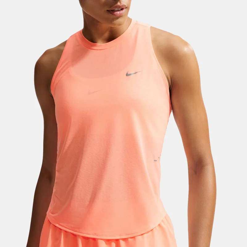 Nike Orange Women's Swift Breathe Dri-FIT Running Tank Top for Women | Best Price UAE