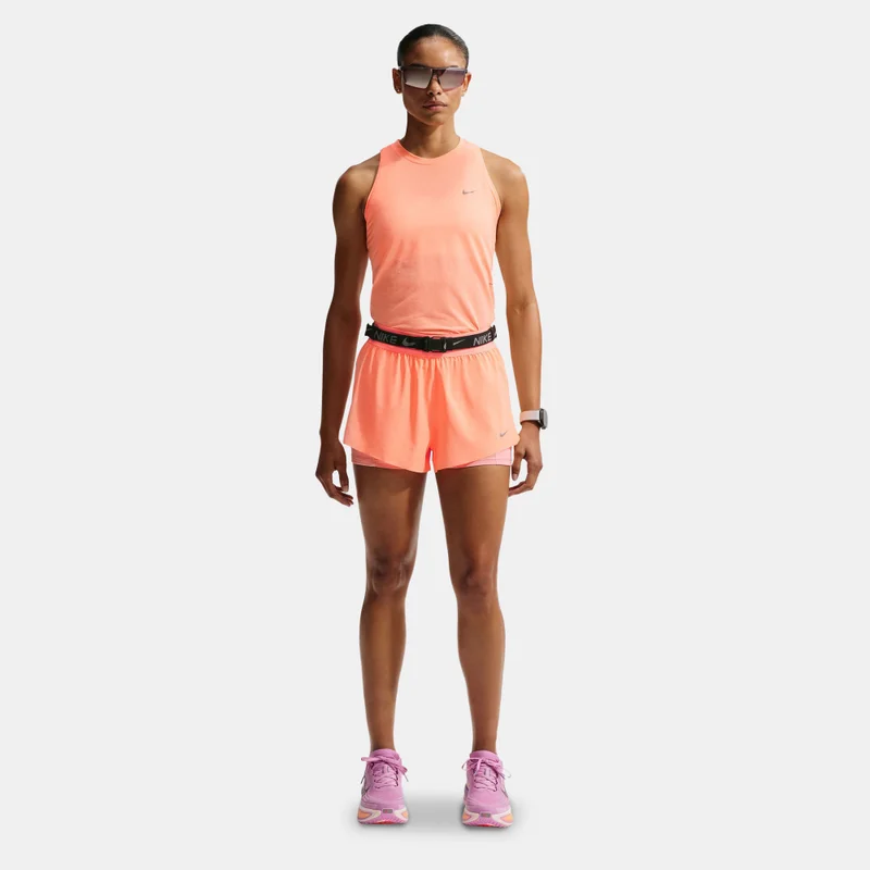 Nike Orange Women's Swift Breathe Dri-FIT Running Tank Top for Women | Best Price UAE