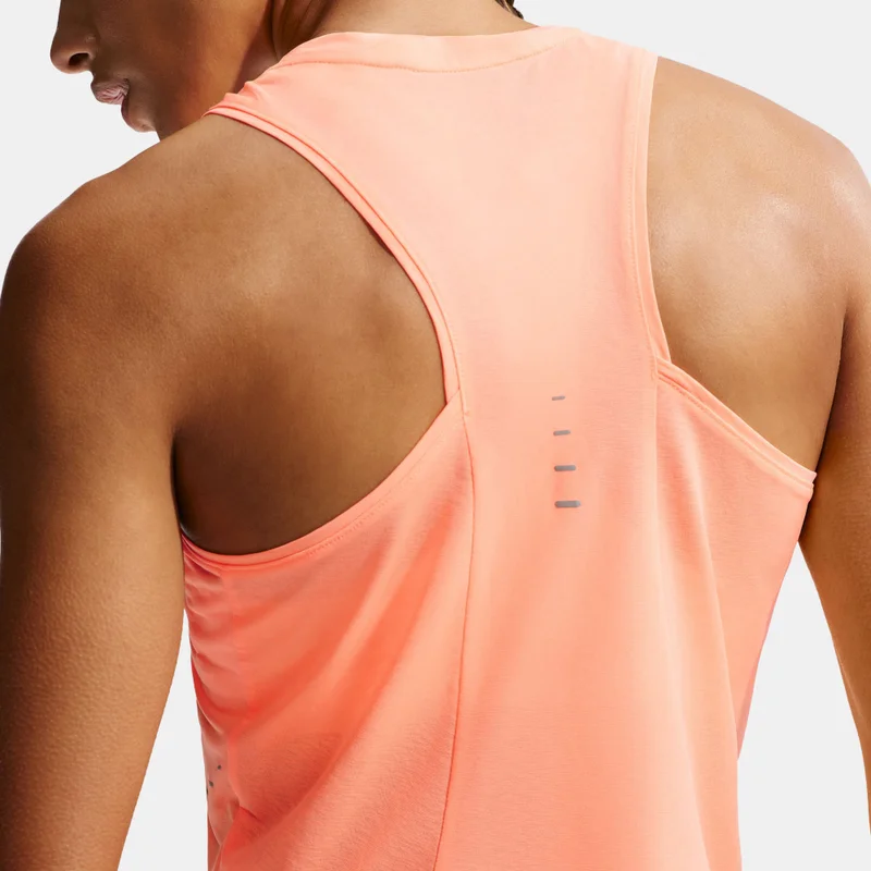 Nike Orange Women's Swift Breathe Dri-FIT Running Tank Top for Women | Best Price UAE