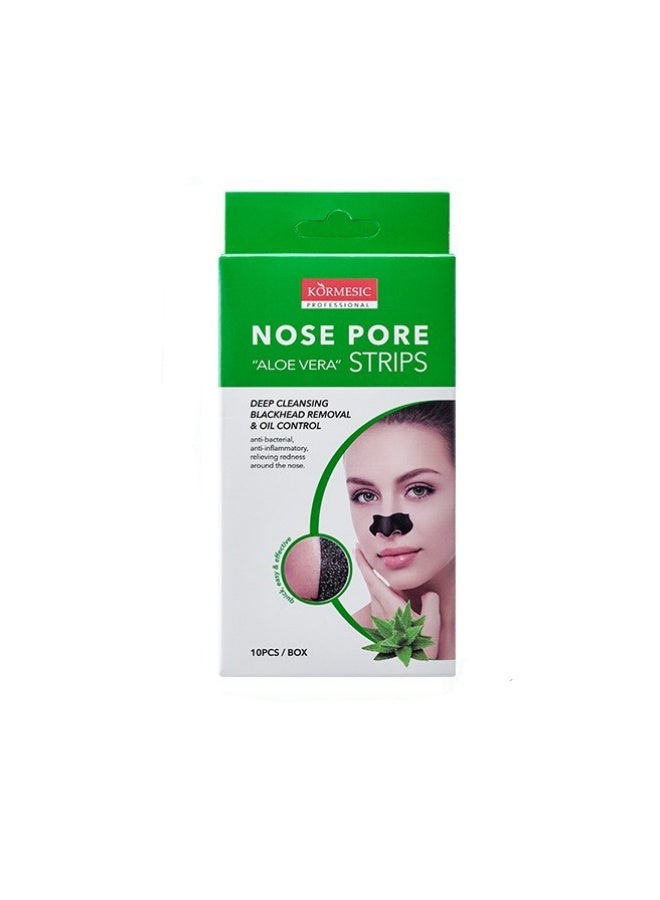 Kormesic KORMESIC tear-off box nasal mask nasal mask convenient and fast 10 pieces per box aloe vera nasal mask - Image 1