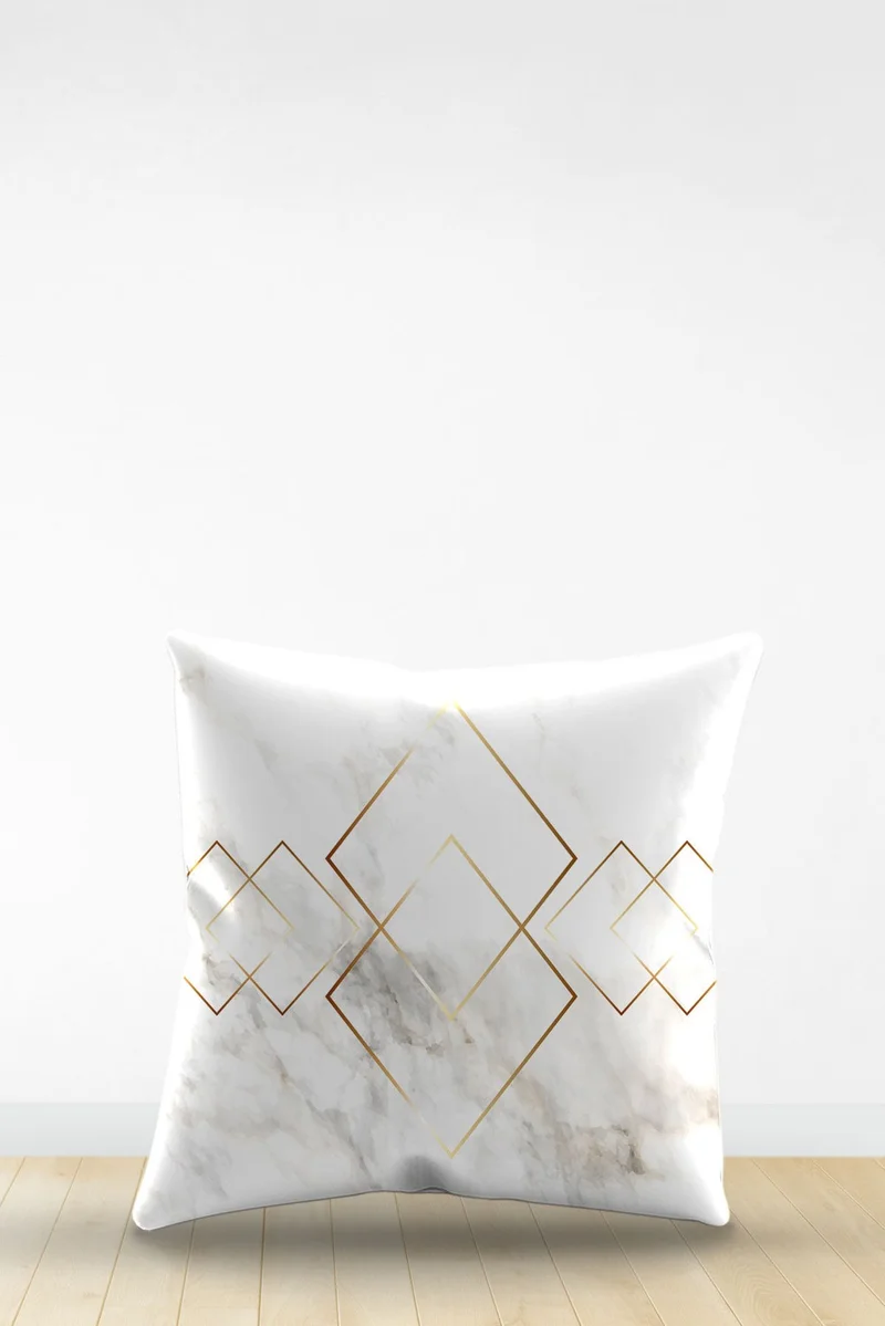 ارتافيسا Double Sided Digital Printed Decorative Faux Leather Throw Pillow Cover