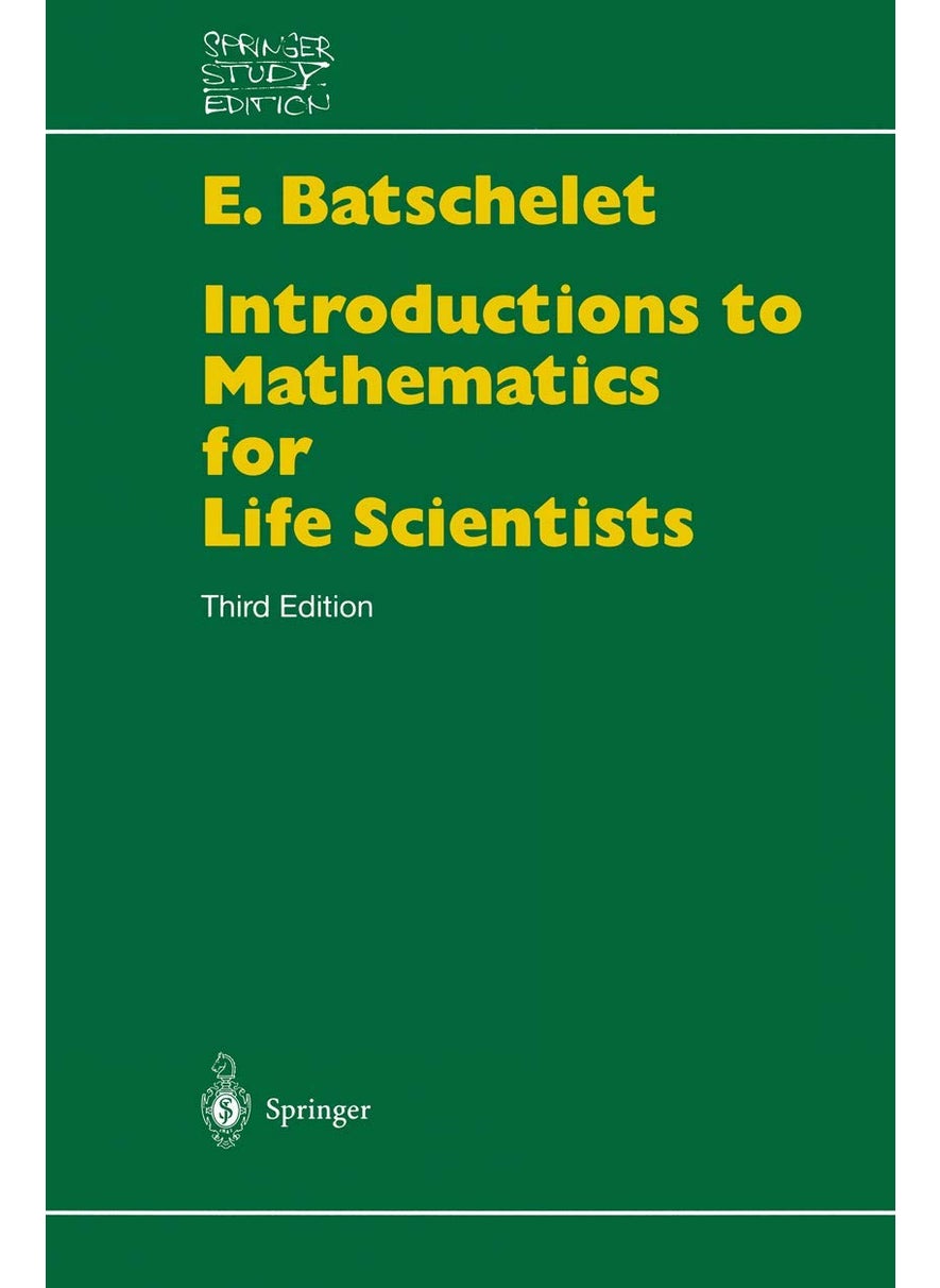Introduction to Mathematics for Life Scientists 
