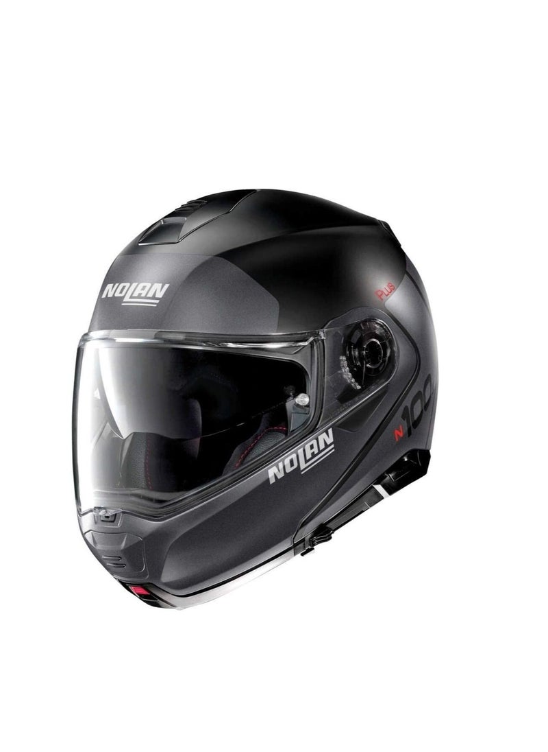 Nolan - Nolan N100-5 Plus Distinctive 021 N-Com Flat Black Helmet for Bike Riders XL - Image 1
