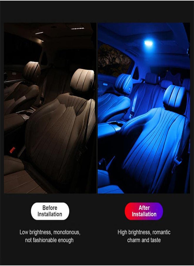 KASTWAVE - Car Interior LED Light 8 Colors Car Reading Lamp USB Charging Trunk Cargo Area Light Strong Magnetic Multi-Function Auto Dome Lights for Car RV Truck Closets Cabinets Camping Bedroom - Image 1