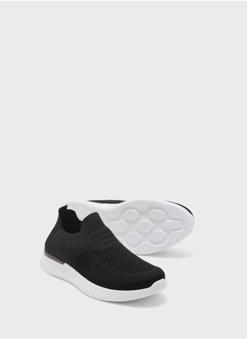 Seventy Five - Knitted Casual Slip Ons - Image 1