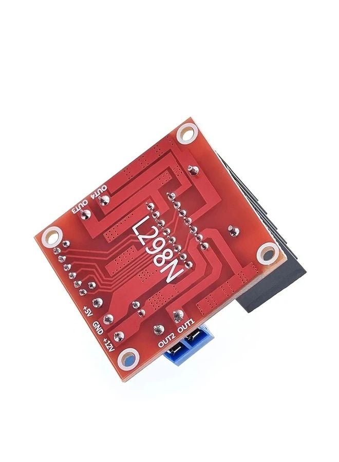 L298N لوحة تحكم محرك السائر ثنائي H-بريدج 1 قطعة وحدة تحكم محرك التيار المستمر المتوافقة مع Arduino - Image 4