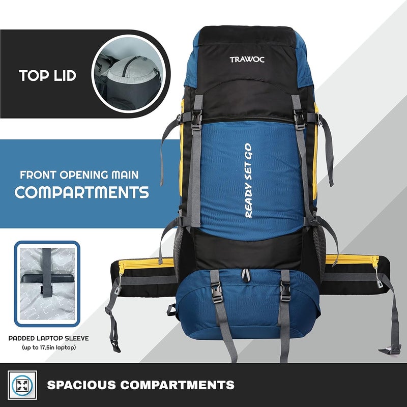 TRAWOC SPARCO 65L Travel Backpack - Image 3