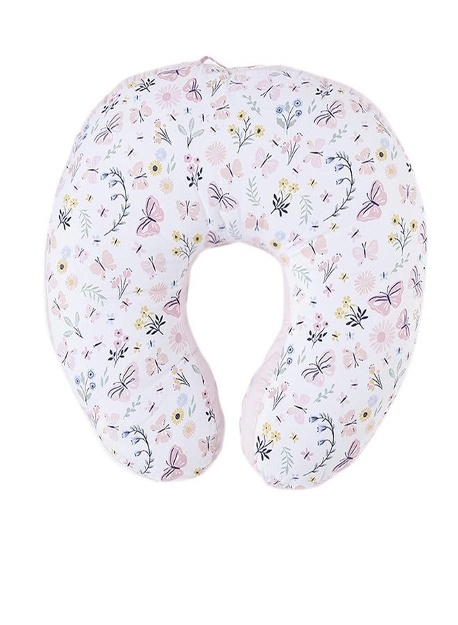richtots Premium Cotton Newborn Nursing Feeding Pillow, Breastfeeding Pillows with Removable Cover, Infant Support for Baby & Mom Cradle 0-24 Months - Image 2