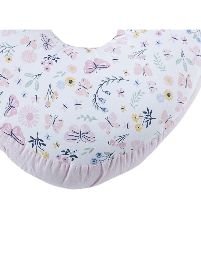 richtots Premium Cotton Newborn Nursing Feeding Pillow, Breastfeeding Pillows with Removable Cover, Infant Support for Baby & Mom Cradle 0-24 Months - Image 3